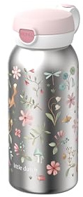 Mepal - Isolerad Flaska med Flipplock Campus - Locket Öppnas med en Knapptryckning - Håller Drycker i Temperatur Hela Dagen - För Kolsyrade Drycker - 500 ml - Fairy Wonders