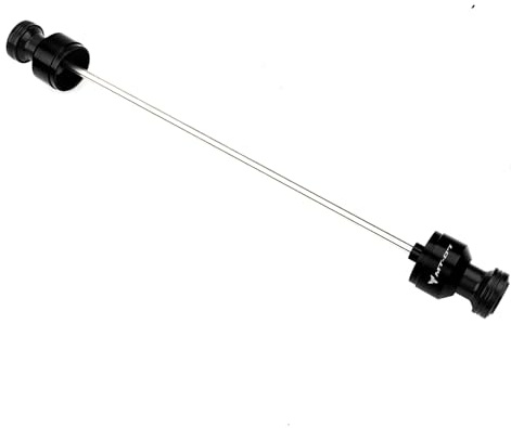 För Yamaha MT07 MT 07 MT-07 FZ07 2014–2024 2025 2026 motorcykel bakaxel kraschskydd med svängarm spoolstativ slider (svart)