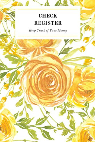 Check Register: Keep track of your money, your check account | 102 pages | Pocket print check registrer | Softcover | Balance Ledger for Personal or ... Register for Personal Checkbook | Log Book