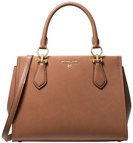 Michael Kors Women MD Satchel Bag, Luggage