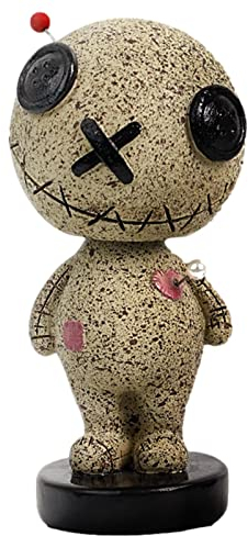 A/R Voodoo Puppe Auto Schütteln Kopf Puppe - Voodoo Puppe Wackelkopf Figuren | Schüttelkopf Puppe Auto Wackelkopf Armaturenbrett Innenausstattung Zubehör