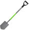 KADAX Gartenspaten mit D-Griff, Robuster Spaten für Garten, Pflanzschaufel, Gartenschaufel mit Stiel, Spatenschaufel aus Stahl, Funktionale Gartenwerkzeug (Spitz)