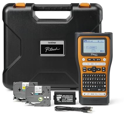 Brother PT-E560BTVP imprimante pour étiquettes Transfert Thermique 180 x 180 DPI 20 mm/Sec avec Fil &sans Fil HSE/TZe Bluetooth AZERTY