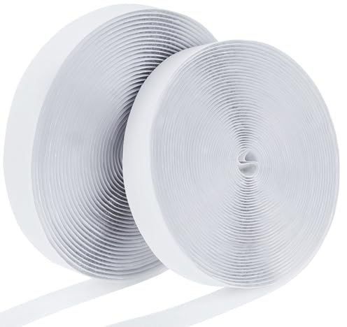 GGTTNRT Ruban auto-adhésif double face découpable 10 m de large Blanc 20 mm