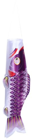 SOIMISS Manche à Air Japonerie de Carpe pour Jardin et Patio, Tissu Léger Mouvement Dynamique, Décoration Traditionnelle Symbolisant Prospérité et Fortune
