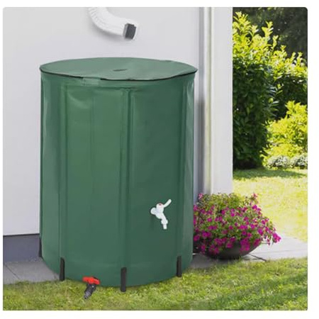 Depósito de recogida de agua de lluvia, Tanque de almacenamiento agua plegable del sistema recolección lluvia 50L-1350L(225L)