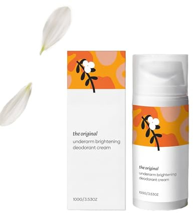 Den ursprungliga underarmen blekande deodorant kräm för mörk underarmsbehandling, kroppslukt eliminator för kvinnor och män (1 st.)