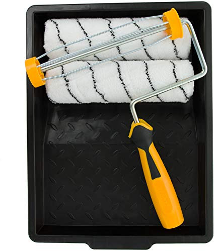 Coral 43431 Easy Coater Paint Roller Kit with Professional 1.75 Diameter Cage Frame 4 Piece Pack Set