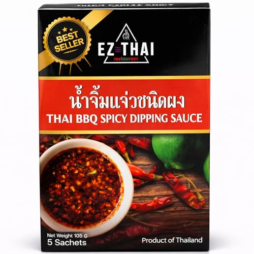Thai Bbq Steak Dipping Sauce3.5 ounce - Nam Jim Jaew Instant Powder Seasoning - Thai Chili Spicy Dipping Sauce Sweet Sour Hot Spicy Flavor