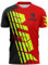 MTB Trikot,Herren Radtrikot Fahrradtrikot Kurze, Motocross | MX MTB Mountainbike,Shirt Downhill Fahrrad Jersey Schnelltrocknend (Rot,M)