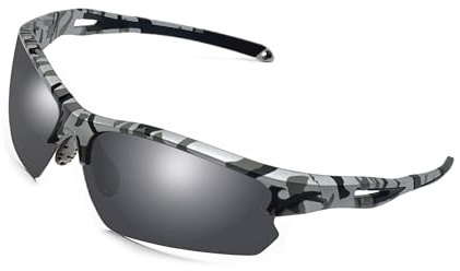 Eaglens.54 Lunettes de Soleil Sport Polarisées pour Cyclisme Homme Femme, UV400, Monture TR90 Incassable