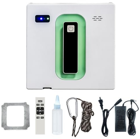 Hydravex Robot lavavetri, lavavetri Elettrico Automatico con Doppio Getto d'Acqua Incrociato, rilevamento anticaduta, App e Controllo remoto per superfici Parete piastrellata a Specchio Grande