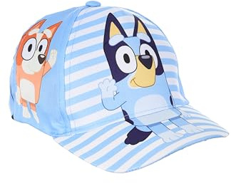 Bluey Gorro para Niños, Clasica Gorra de Beisbol, Gorra Bingo Coco Chloe, Regalo para Niños y Niñas | Azul