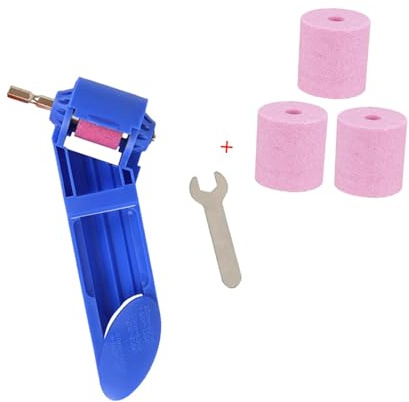 Sharplace 2x Affilatrice per Punte Da Trapano in Ferro Da 2-12,5 Mm, Lunghezza 7 Pollici, Compatta