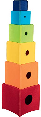 Goki Stapelwürfel Regenbogen