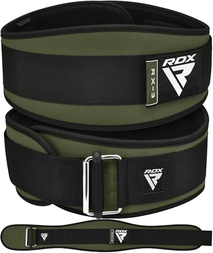 RDX Weight Lifting Belt AUTO LOCK, 6.5” Padded Back Support, Men Women Gym Fitness Bodybuilding Powerlifting Weightlifting Workout, Deadlift Squat, Pro Exercise Equipment