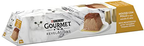 GOURMET Revelations Cibo Umido per Gatti Adulti Mousse con Pollo 24 Confezione da 57g
