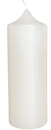 Kopschitz Kerzen Altarkerze 10% Bienenwachs-Anteil Elfenbein 300 x Ø 80 mm in Bester Kirchenkerzen Qualität, 1 Stück