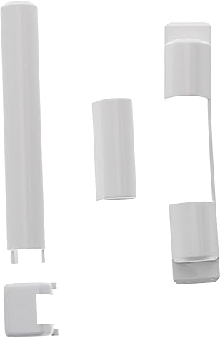 Siegenia Aubi A300 Fenster Abdeckkappen weiß Scharnierabdeckungen für Kunststofffenster und PVC-Fenster und Balkontüren (EK001, EK211, LK006, LK330)