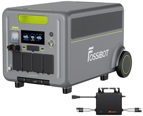FOSSiBOT F7200 Powerstation LiFePO4 5222Wh, AC 7 200 W USV strömförsörjning för industriellt arbete hemma, camping/husbil/nödström, 5 års garanti
