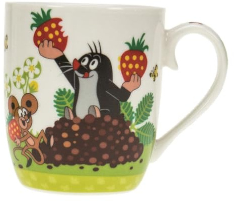 Trötsch Der kleine Maulwurf Kindertasse Erdbeere: Kaffeetasse Teetasse Geschenkidee Geschenk Kindertasse: Geschenktasse aus Porzellan (Geschirr)
