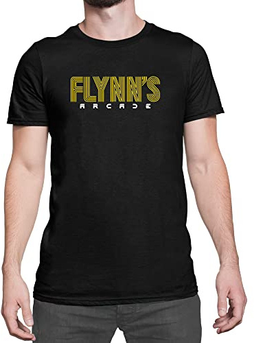 Luxyl Unisex Flynn's Arcade T-Shirt Black Large