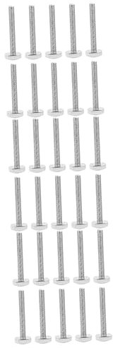 SOLUSTRE 30pezzi Track Bulloni Acciaio Inossidabile Per t Slot Sliding Bolts Per Progetti Di Falegnameria Facile Da Installare e Sicuro Per Mobili e Strutture