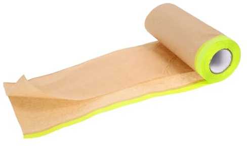 SHINEOFI Papel de Enmascarar Adhesivo 1 Rollo de Papel Kraft para Pintar
