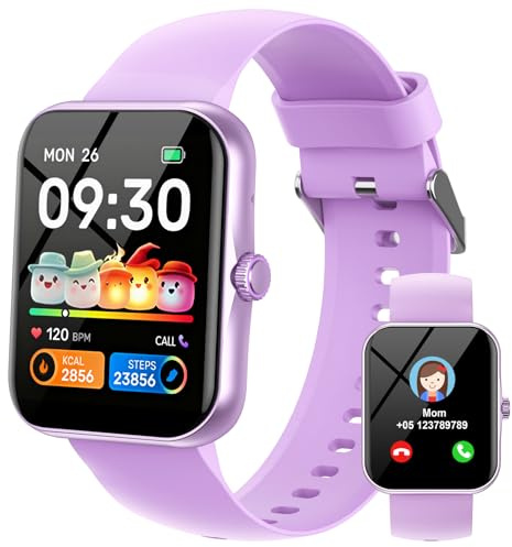 Fitness Tracker Montre Connectée Enfant, Montre Intelligente Garçon Fille
