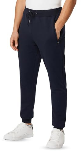 FM London Slim - Pantalon de Jogging Coupe ajustée pour Hommes à Poches zippées