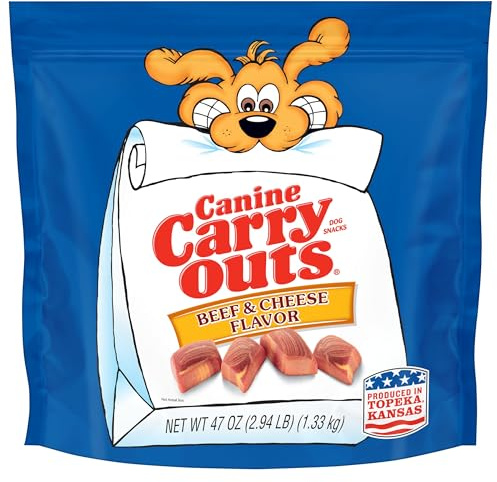 Canine Carry Outs Beef & Cheese Flavor Dog Treats, 47oz