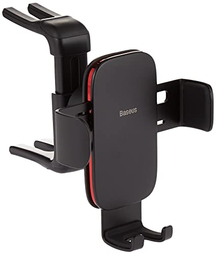 Baseus Metal Age II Gravitationstelefonhalterung für Auto, rund, Schwarz