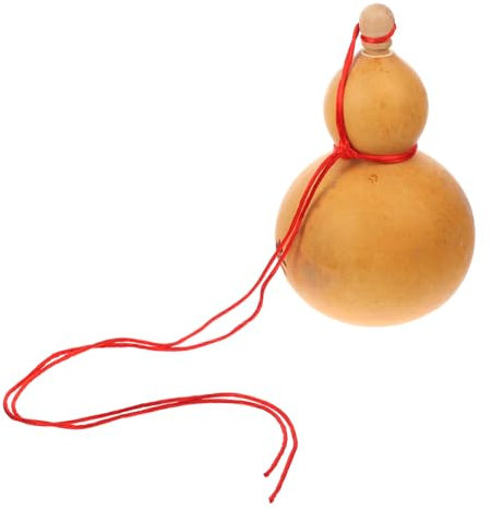 Decorative Wine Gourd with Stopper, Carved Gourd Pot for Household Use