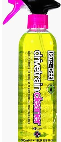 Muc-Off Spray nettoyant Transmission Bio 500 ml Lustrant, Sport, Multicolore (Multicolore), Taille unique
