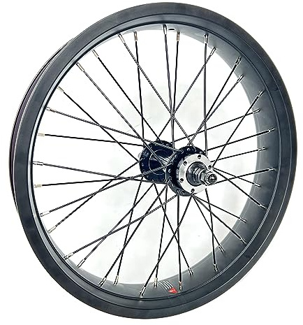 SZWEDI 20x4.0 hinten Fat Bike Rad Schraube Auf Schnee Fahrrad 20 Zoll Doppelwand Doppellager Nabe 36x12G Speichen 175mm Dropout Scheibenbremse Elektrische Fatbike Hintere Felge Set