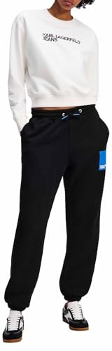 KARL LAGERFELD JEANS Donna Relaxed Sweatpant Nero XS