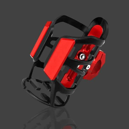 FLYIFE CNC Aluminium Motorrad Wasserflasche Getränkehalter Z650 Für K&awasaki Z650 Z 650 Schmücken (Color : Red)