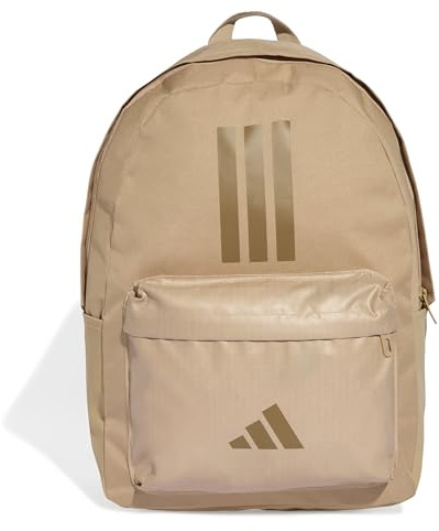 adidas Unisex - Adulto CLASSIC THREE STRIPES BACKPACK BACK TO SCHOOL, warm sandstone/brown desert, One size