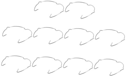 Levemolo 10stücke Teiliges Runde Halteclips Für Einbauleuchten Mit Federring Led-lampen Halteschellen Einfache Montage Dank Fixierbügel Kompatibel Mit Spotlights Und Downlights Für Bad