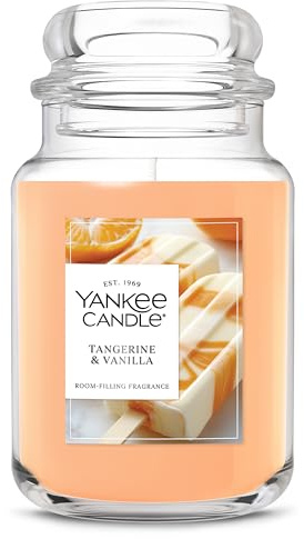 Yankee Candle Tangerine & Vanilla Scented Candle, 22oz Large Jar