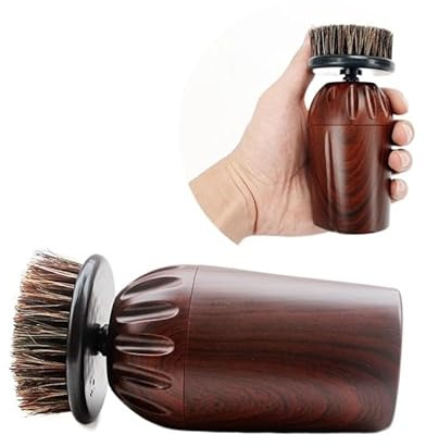 PVGYUJFD Máquinas limpiabotas. 1 Juego de Kit Cuidado Brillo Zapatos, Cepillo for eléctrico imitación Grano Madera, máquina Pulido, Herramientas Limpieza, del Cuero