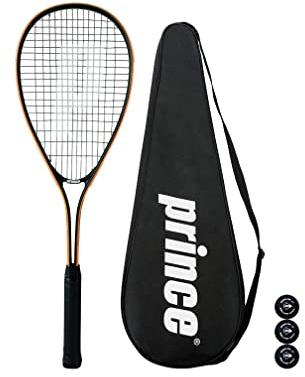 Prince Power Vortex Squash Racket Plus Cover + 3 Balls