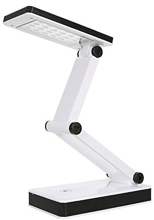 Desk Lamp,Portable Folding 24 LED,Sensitive Touch Control,3 Levels Adjustable Brightness Dimmable,USB Charging/Battery Power Mode