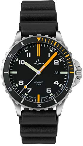 Laco Mojave Sports Watch Made in Germany 42 mm Diameter High Quality Automatic Watch Unique Quality Outstanding workman 30 ATM Waterproof Since 1925