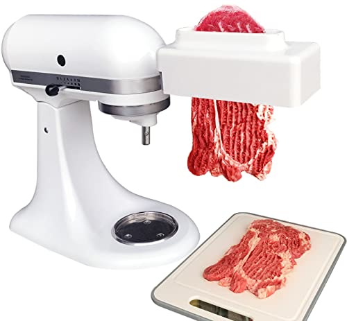 [Upgrade] Fleischklopfer Aufsatz für alle KitchenAid Haushalts-Standmixer, Zubehör [keine Staus mehr, kein Brechen mehr, einfacher zu reinigen]