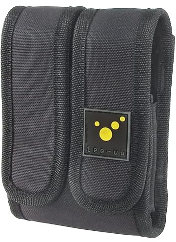 tee-uu Duplex TAC Holster | schwarz | Multitool-Holster | MOLLE kompatibel | tragbar an Gürtel BZW. Koppel