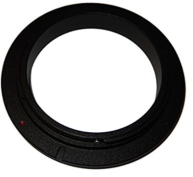vhbw 49 mm Retroadapter kompatibel mit Canon EOS Rebel XS, Rebel XSi, Rebel XT Kamera - Umkehrring für 49 mm Objektiv