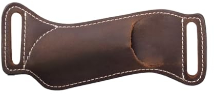 Gaine Couteau en Cuir, Pochette Couteau Pliant Porte-Couteau Poche Multi-Outils avec Boucle Ceinture pour Couteau Pliant