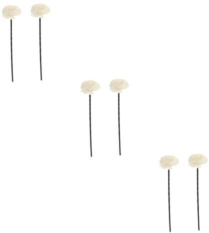 Ciieeo 6 Piezas Palo de aromaterapia Palos de Mimbre Flor PE difusor de Aroma Home Decor Flor de Aceite Esencial Palos de ratán aromáticos Fragancia máquina de aromaterapia Junco