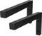DBREAKS 2Pcs Escuadras para Estanterías Ángulo, Soporte de Pared para Lavabo, Escuadra de Carga Pesada, apoyo estable, para Lavabo y Estante de Pared, Subestructura de lavabo, 350x150 mm